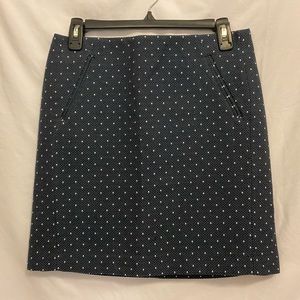 Ann Taylor LOFT Petites Dark Blue Skirt Size 6P